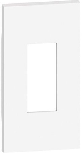 Лицевая панель Legrand BTicino Living Now для 1-м. 2 мод. розетки RJ11/RJ45/аудио белый картинка